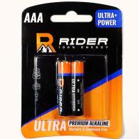 Батарейки щелочные Райдер ультра премиум ААА 1,5 В 2 шт